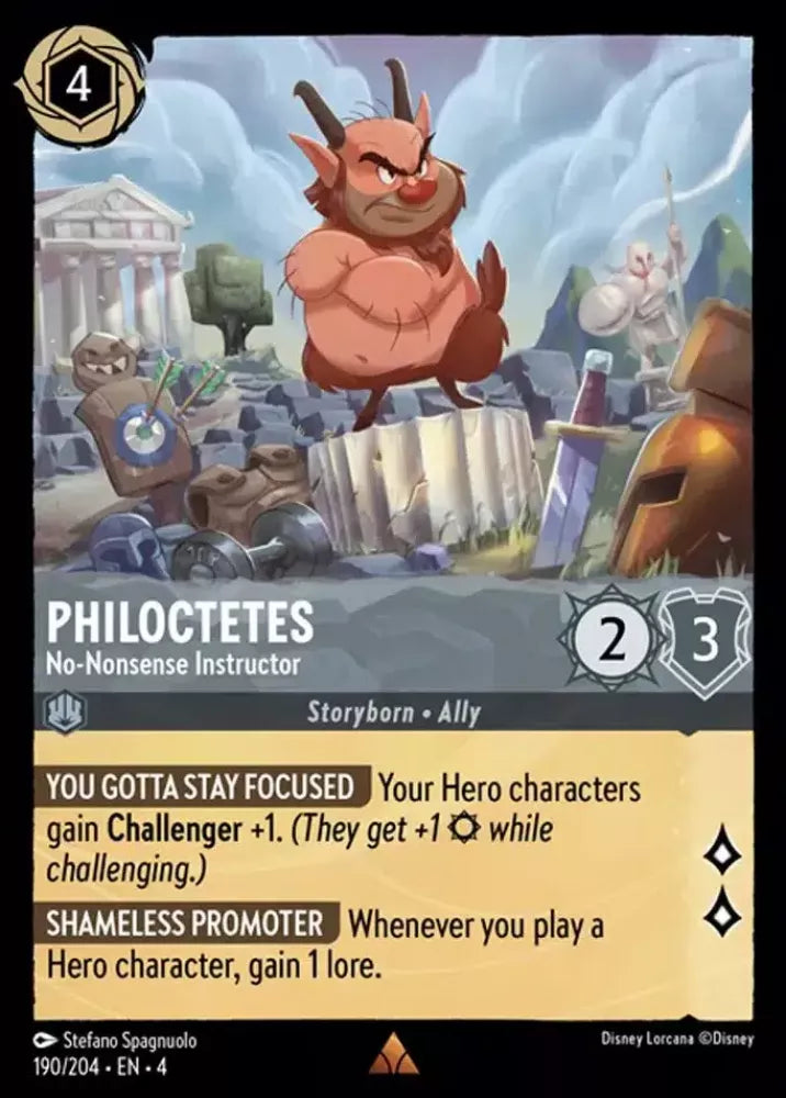 Philoctetes - No-Nonsense Instructor [4URS-190] (Ursula's Return) (Rare)