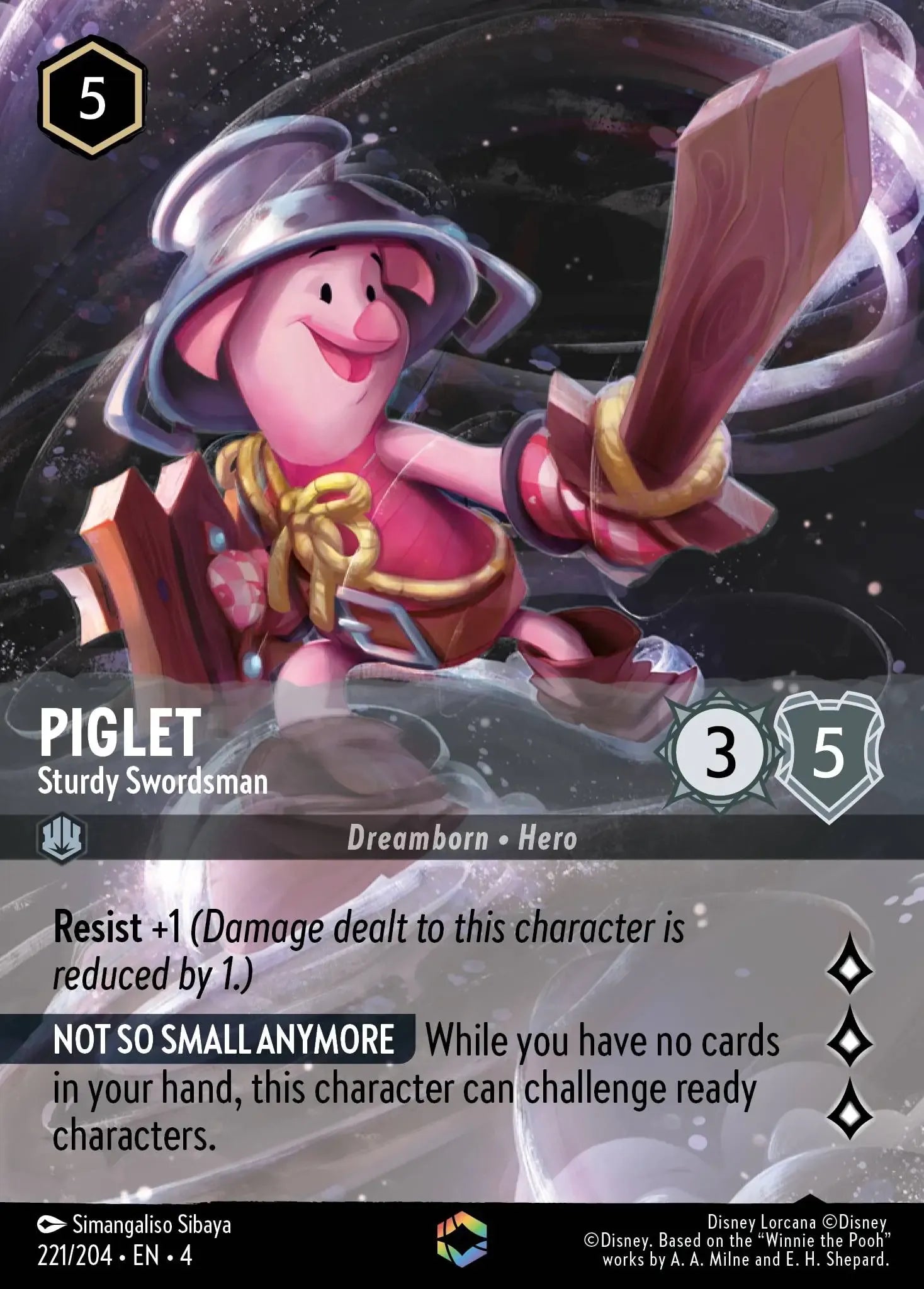 Piglet - Sturdy Swordsman (UR-221)