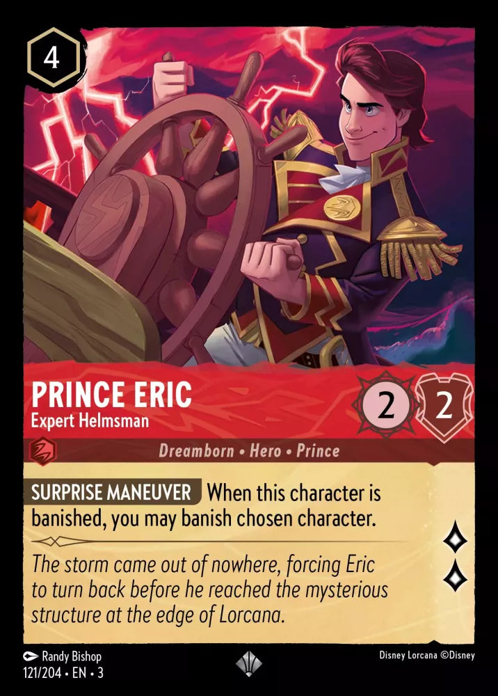 Prince Eric - Expert Helmsman [3INK-121] (Into the Inklands) (Super Rare)