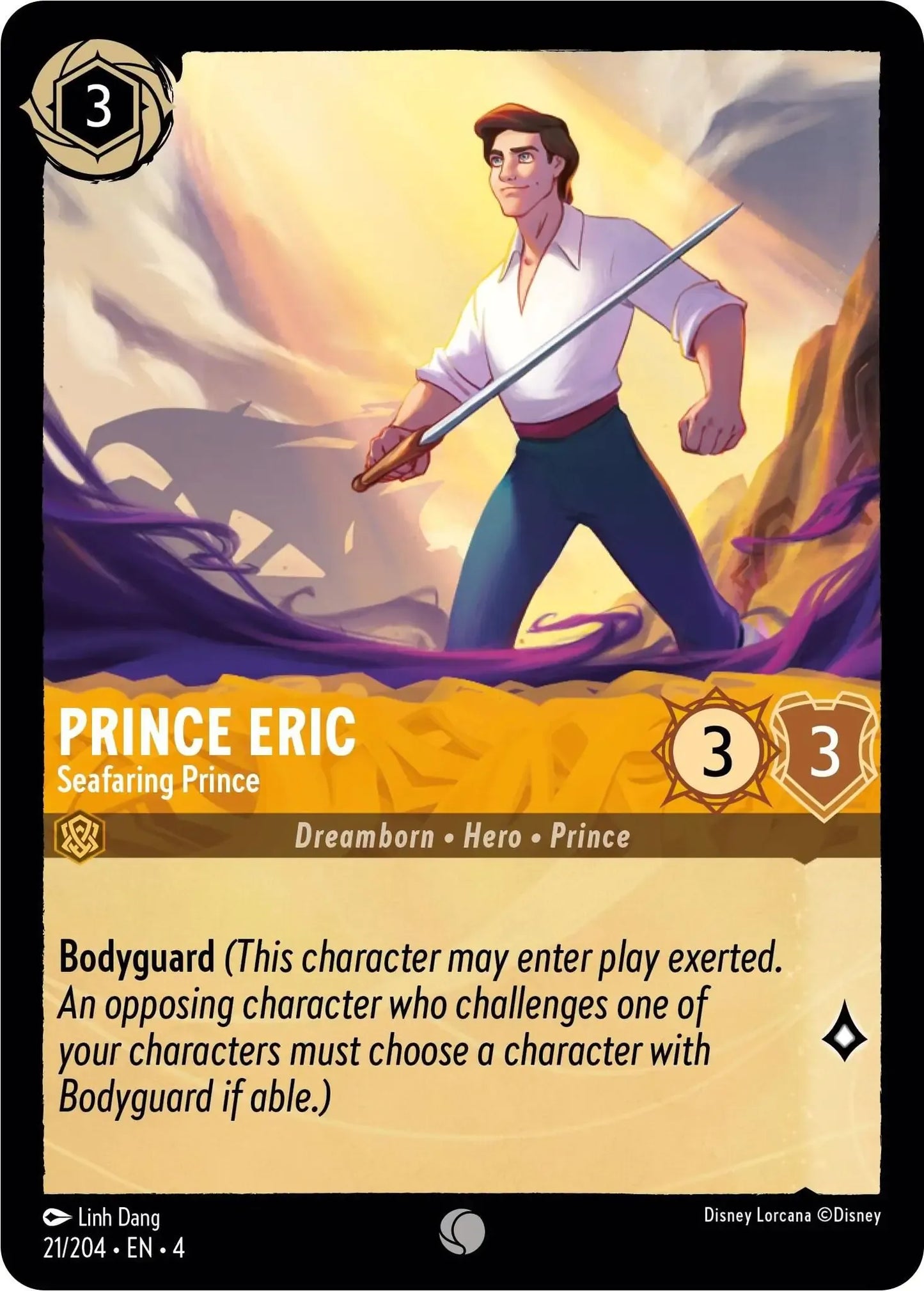 Prince Eric - Seafaring Prince [4URS-21] (Ursula's Return) (Common)