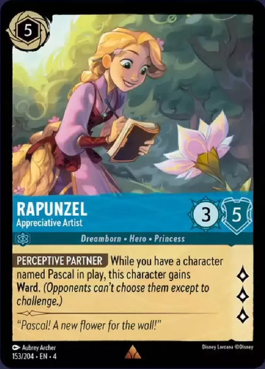 Rapunzel - Appreciative Artist [4URS-153] (Ursula's Return) (Rare)