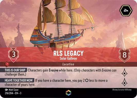 RLS Legacy - Solar Galleon (V.2) [3INK-216] (Into the Inklands) (Enchanted)