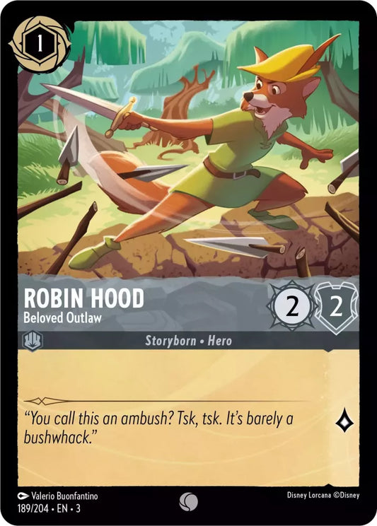 Robin Hood - Beloved Outlaw [3INK-189] (Into the Inklands) (Common)