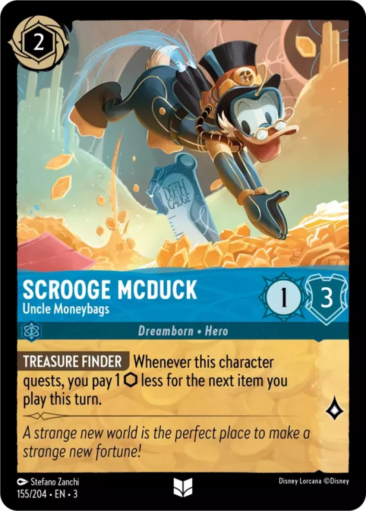 Scrooge McDuck - Uncle Moneybags [3INK-155] (Into the Inklands) (Uncommon)