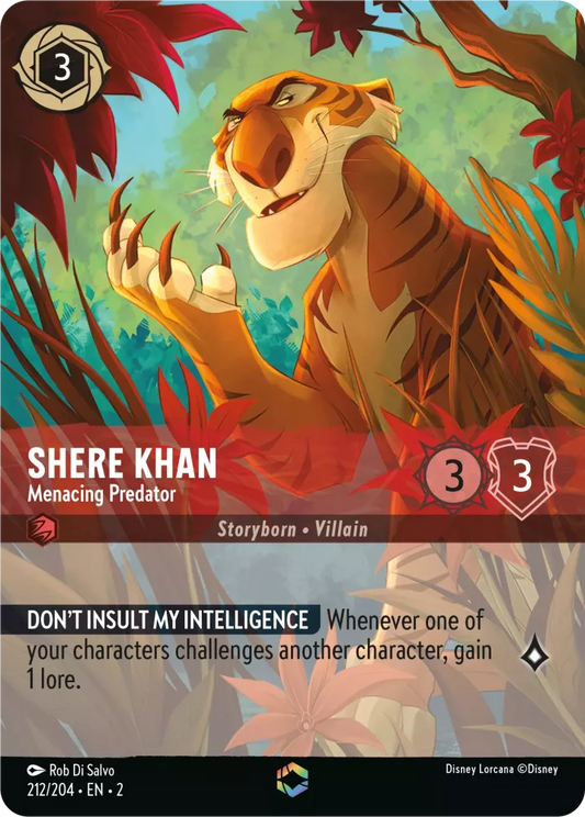 Shere Khan - Menacing Predator (V.2) [2ROF-212] (Rise of the Floodborn) (Enchanted)