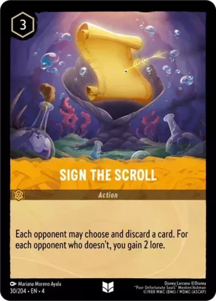 Sign The Scroll [4URS-30] (Ursula's Return) (Uncommon)