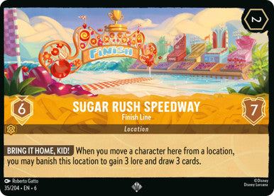 Sugar Rush Speedway - Finish Line (V.1) [6AZS-35] (Azurite Sea) (Super Rare)