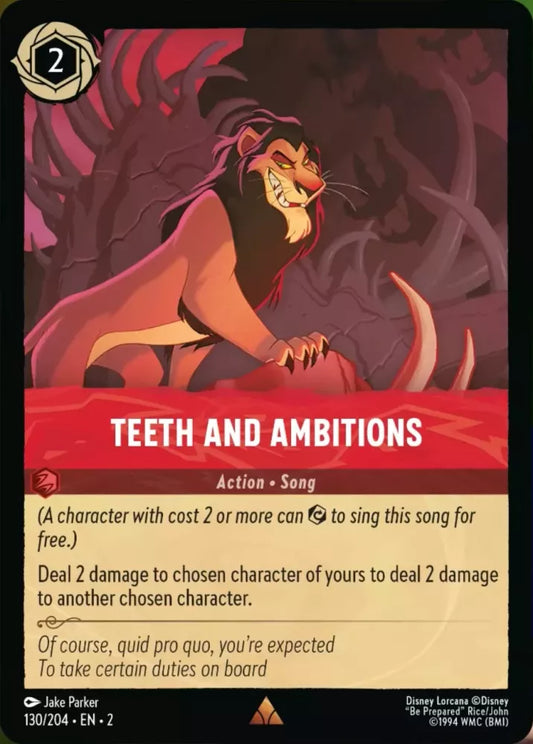 Teeth and Ambitions [2ROF-130] (Rise of the Floodborn) (Rare)