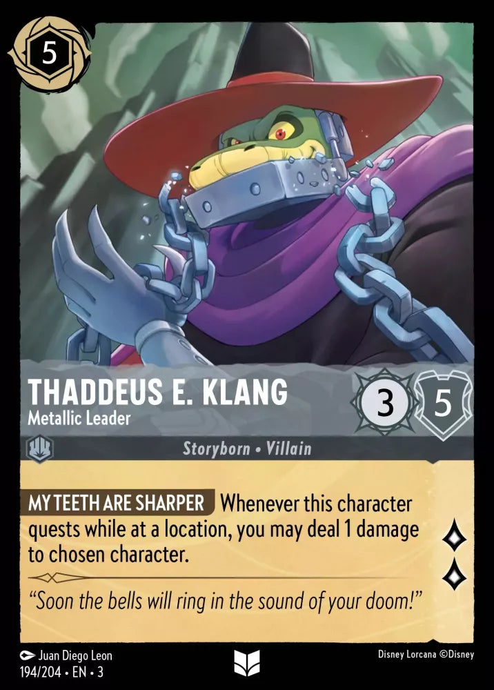 Thaddeus E. Klang - Metallic Leader [3INK-194] (Into the Inklands) (Uncommon)