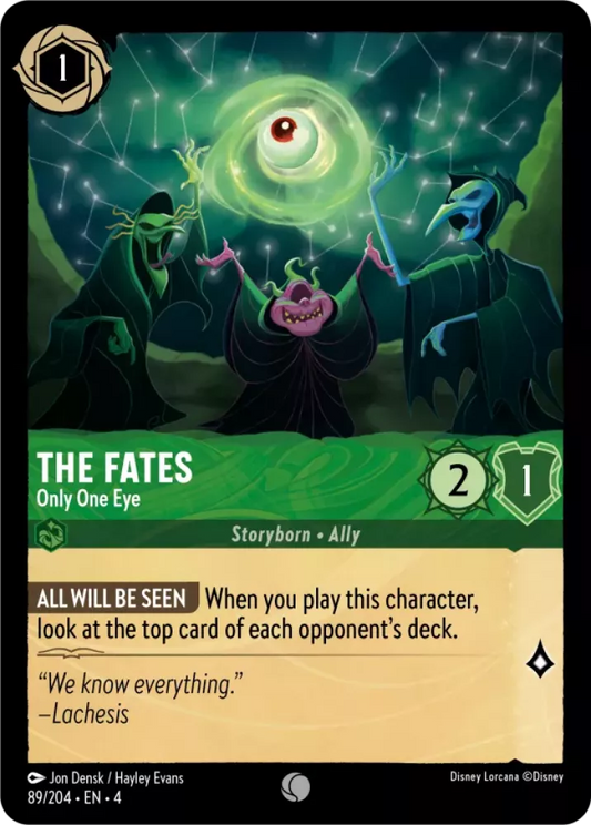 The Fates - Only One Eye [4URS-89] (Ursula's Return) (Common)