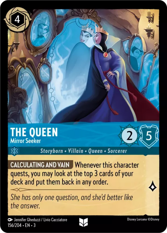 The Queen - Mirror Seeker [3INK-156] (Into the Inklands) (Uncommon)