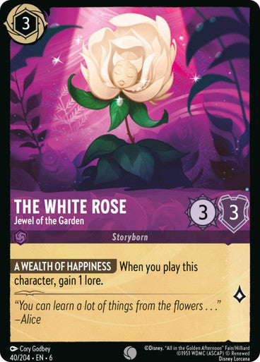 The White Rose - Jewel of the Garden [6AZS-40] (Azurite Sea) (Common)