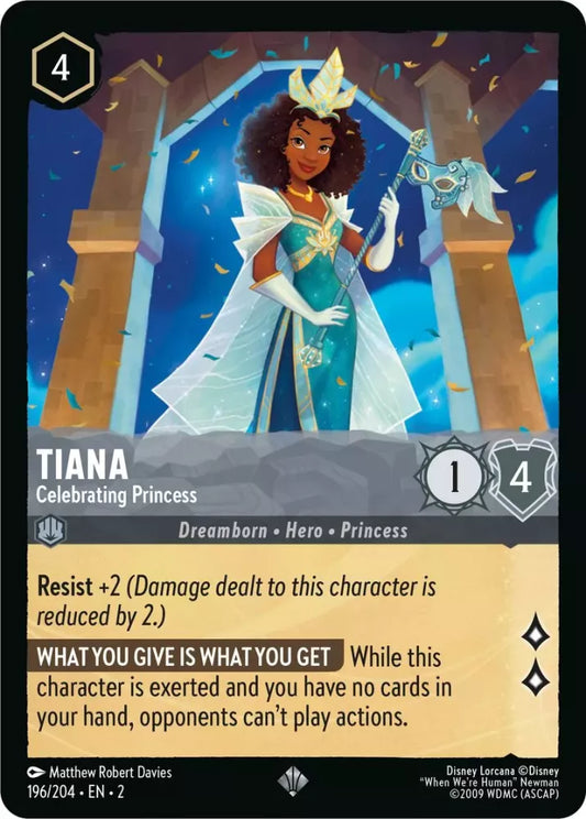 Tiana - Celebrating Princess [2ROF-196] (Rise of the Floodborn) (Super Rare)