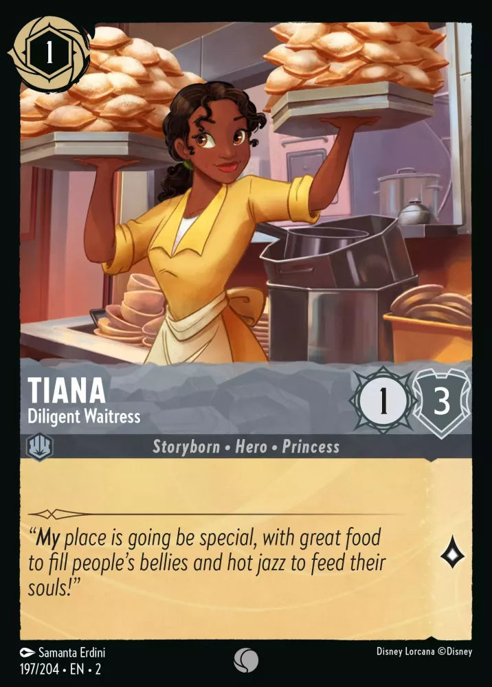 Tiana - Diligent Waitress [2ROF-197] (Rise of the Floodborn) (Common)