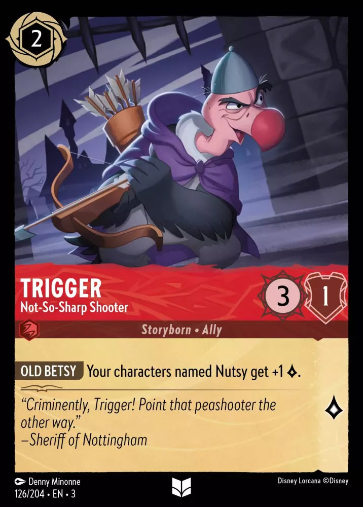 Trigger - Not-So-Sharp Shooter [3INK-126] (Into the Inklands) (Uncommon)