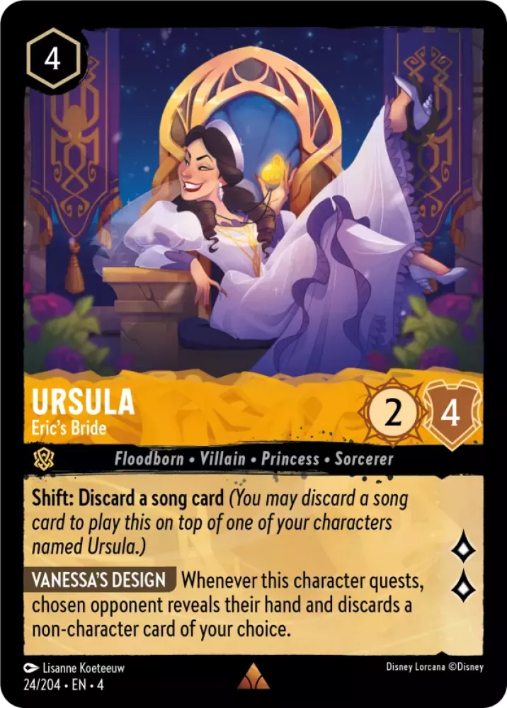 Ursula - Eric's Bride [4URS-24] (Ursula's Return) (Rare)