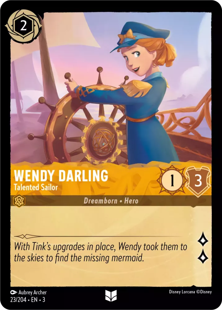 Wendy Darling - Talented Sailor [3INK-23] (Into the Inklands) (Uncommon)