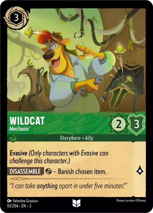 Wildcat - Mechanic [3INK-92] (Into the Inklands) (Uncommon)