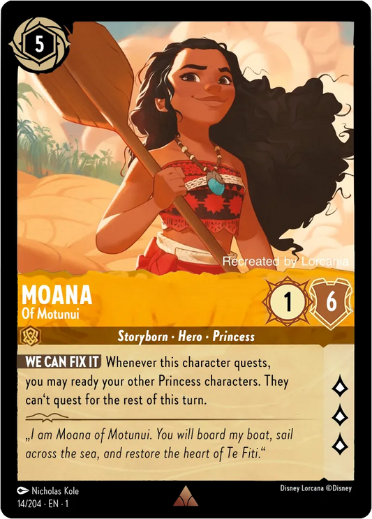 Moana - Of Motunui (1ST-14)