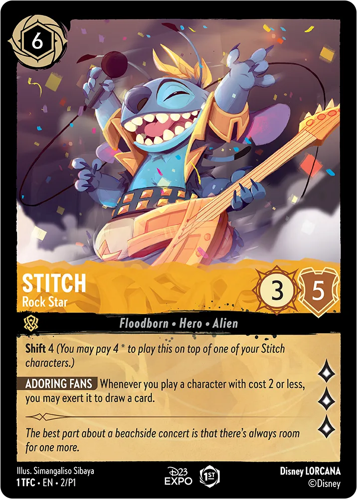 Stitch - Rock Star (D23-2)