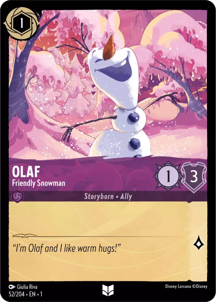 Olaf - Friendly Snowman (1ST-52)