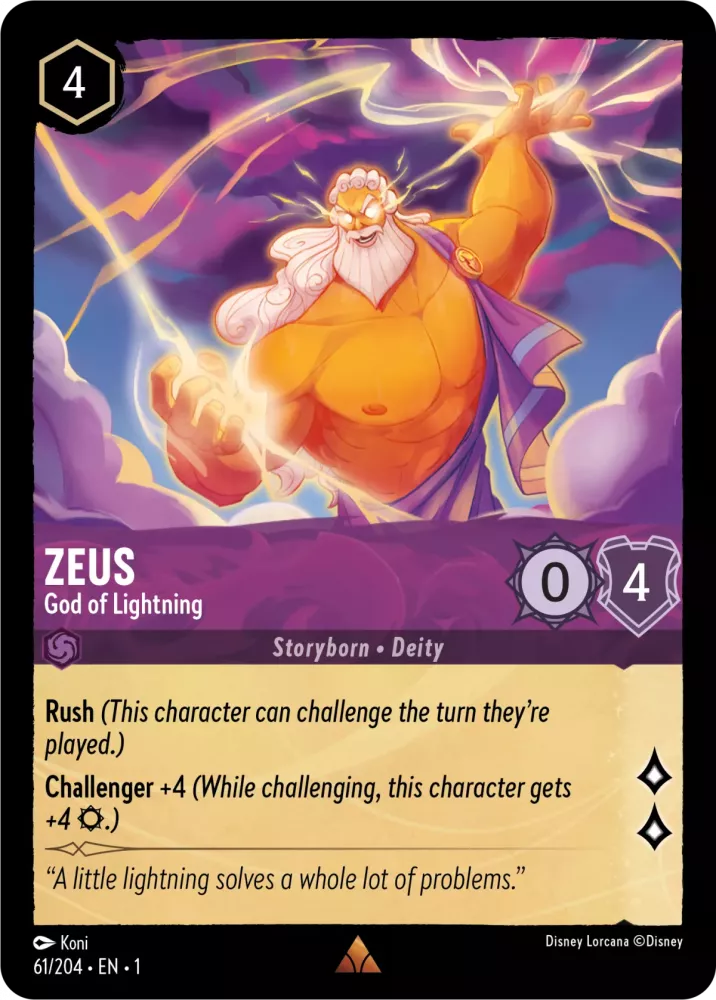 Zeus - God Of Lightning (1ST-61)