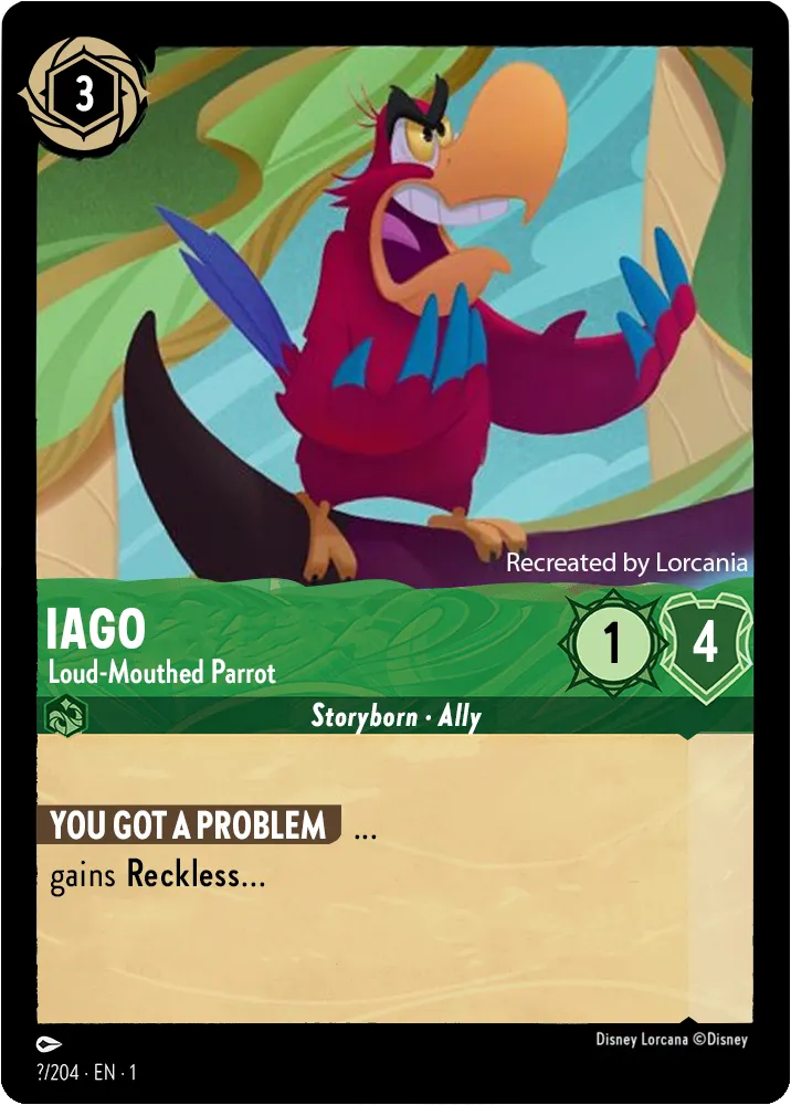 Iago - Loud Mouthed Parrot (1ST-80)