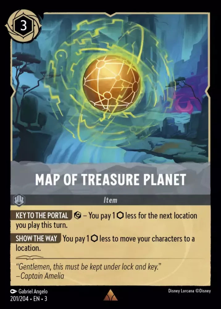 Map Of Treasure Planet (ITI-201)