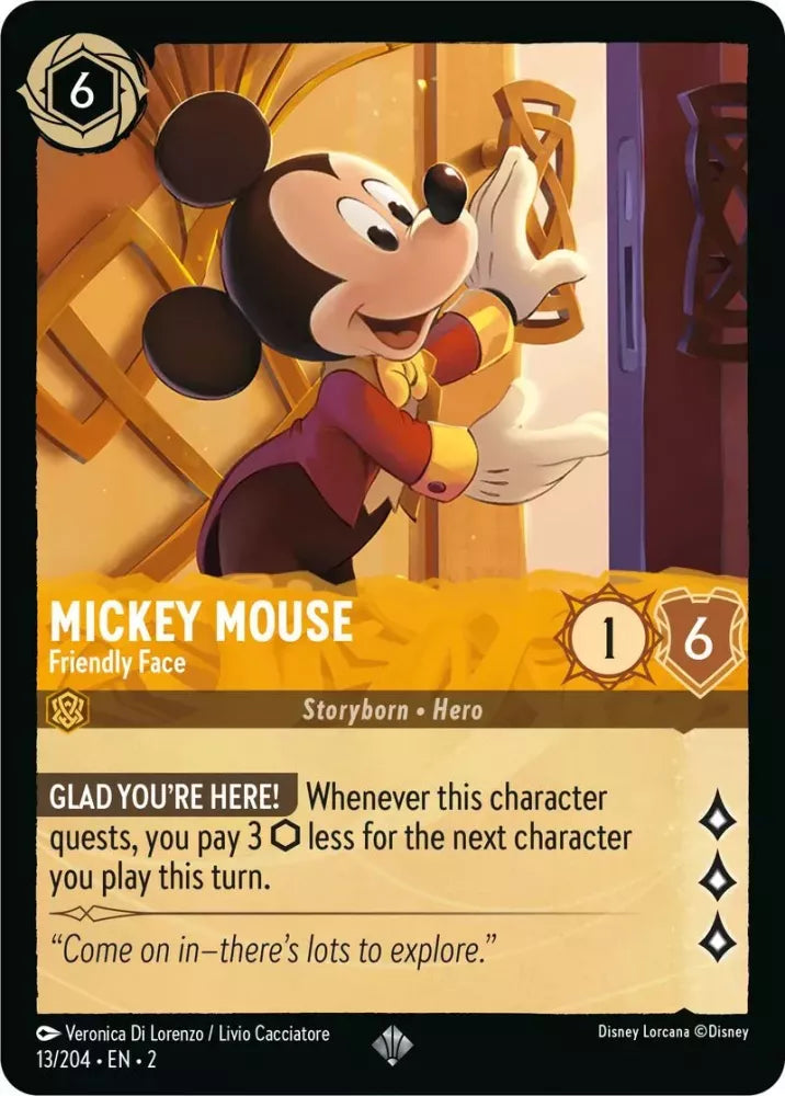 Mickey Mouse - Friendly Face (ROTF-13)