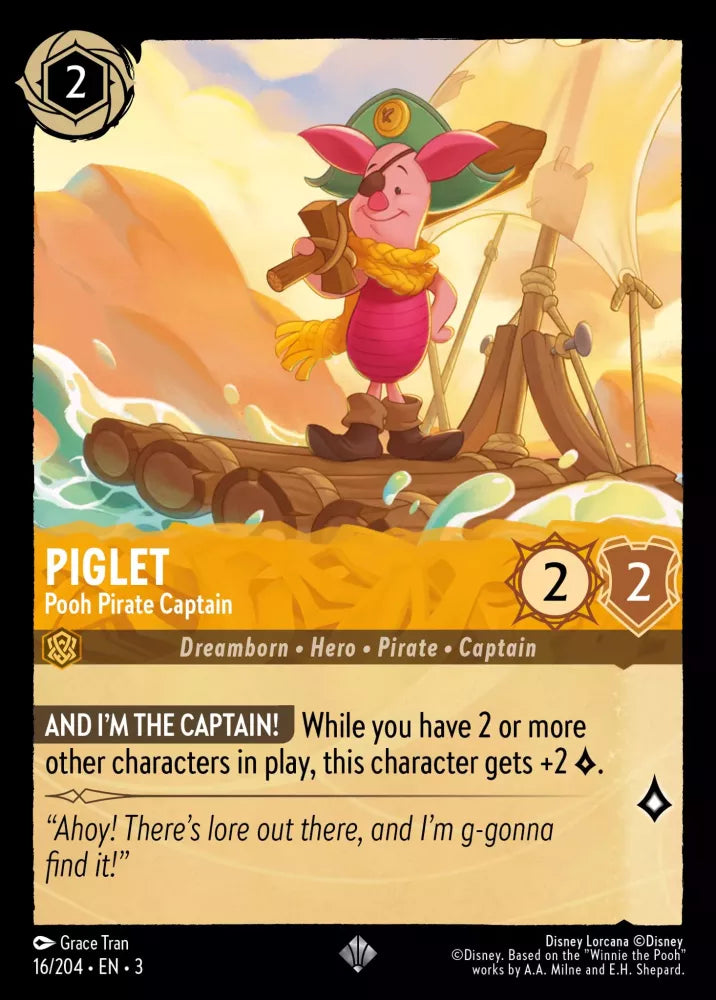 Piglet - Pooh Pirate Captain (ITI-16)