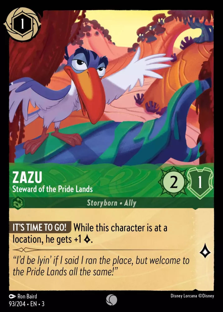 Zazu - Steward Of The Pride Lands (ITI-93)